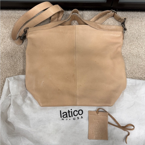 Latico Leather Bianca Leather Crossbody bag in Rosa - Picture 3 of 6